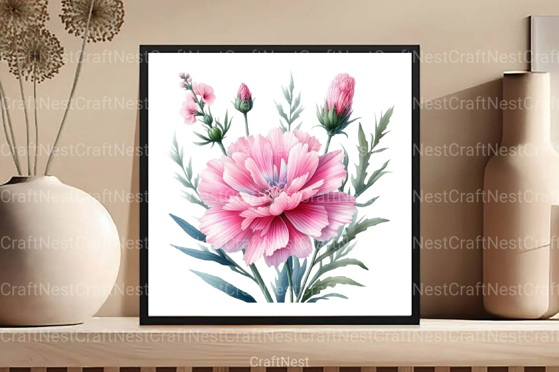 Japanese Summer Garden Clipart Bundle - CraftNest - Digital Crafting and Art