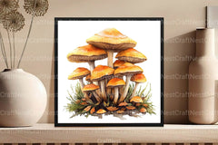 Mushroom Clipart Bundle 2 - CraftNest - Digital Crafting and Art