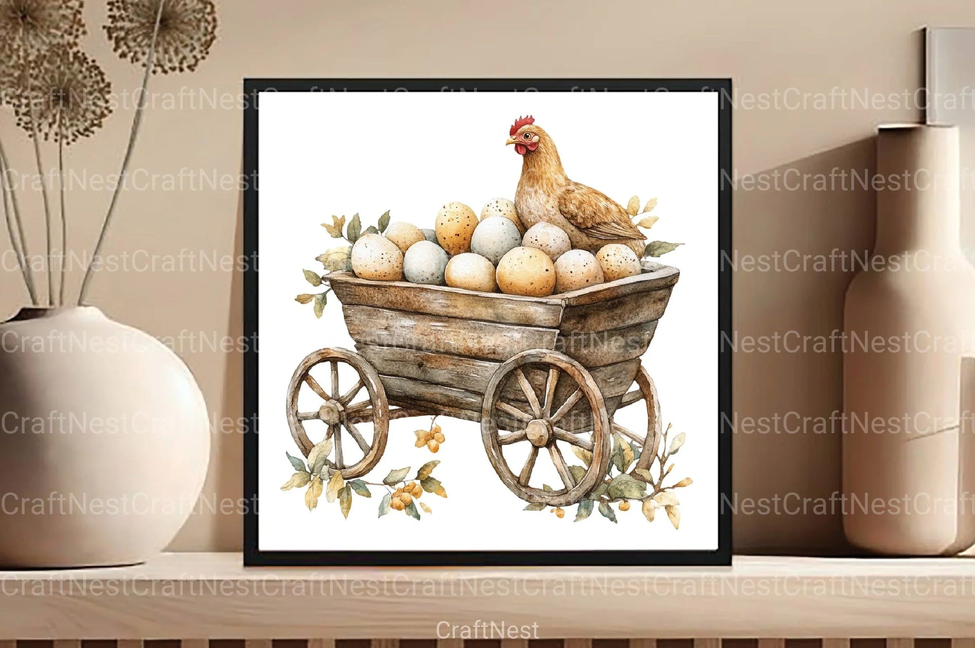Autumn Chicken Coop Clipart Bundle 99 - CraftNest - Digital Crafting and Art