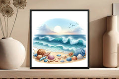 Summer Beach Views Clipart Bundle - CraftNest - Digital Crafting and Art