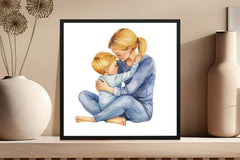 Mommy and Child Clipart Bundle - CraftNest - Digital Crafting and Art