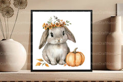 Autumn Cute Animals Clipart Bundle 55 - CraftNest - Digital Crafting and Art