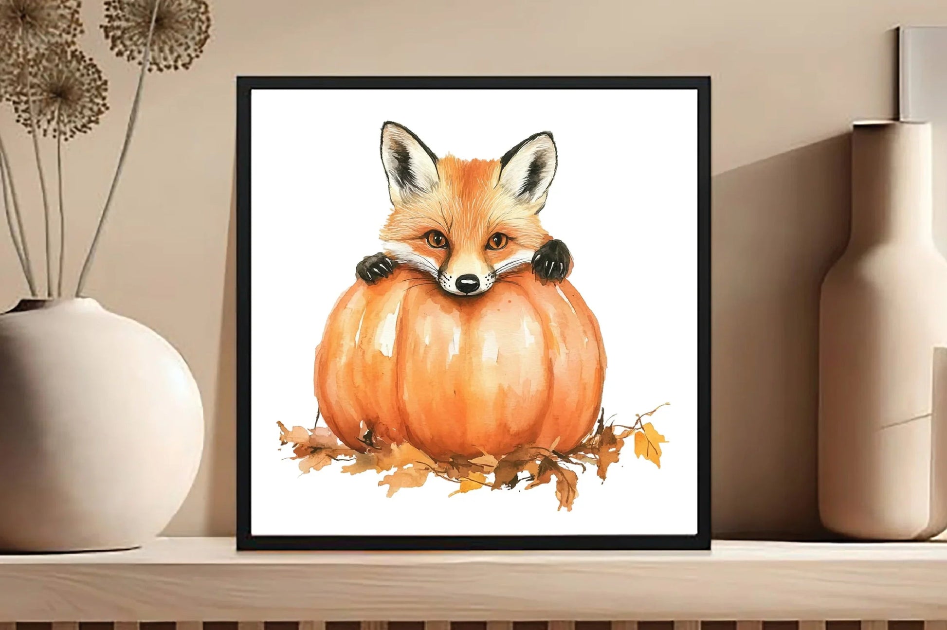 Fox with Pumpkin Patch Clipart Bundle - CraftNest - Digital Crafting and Art