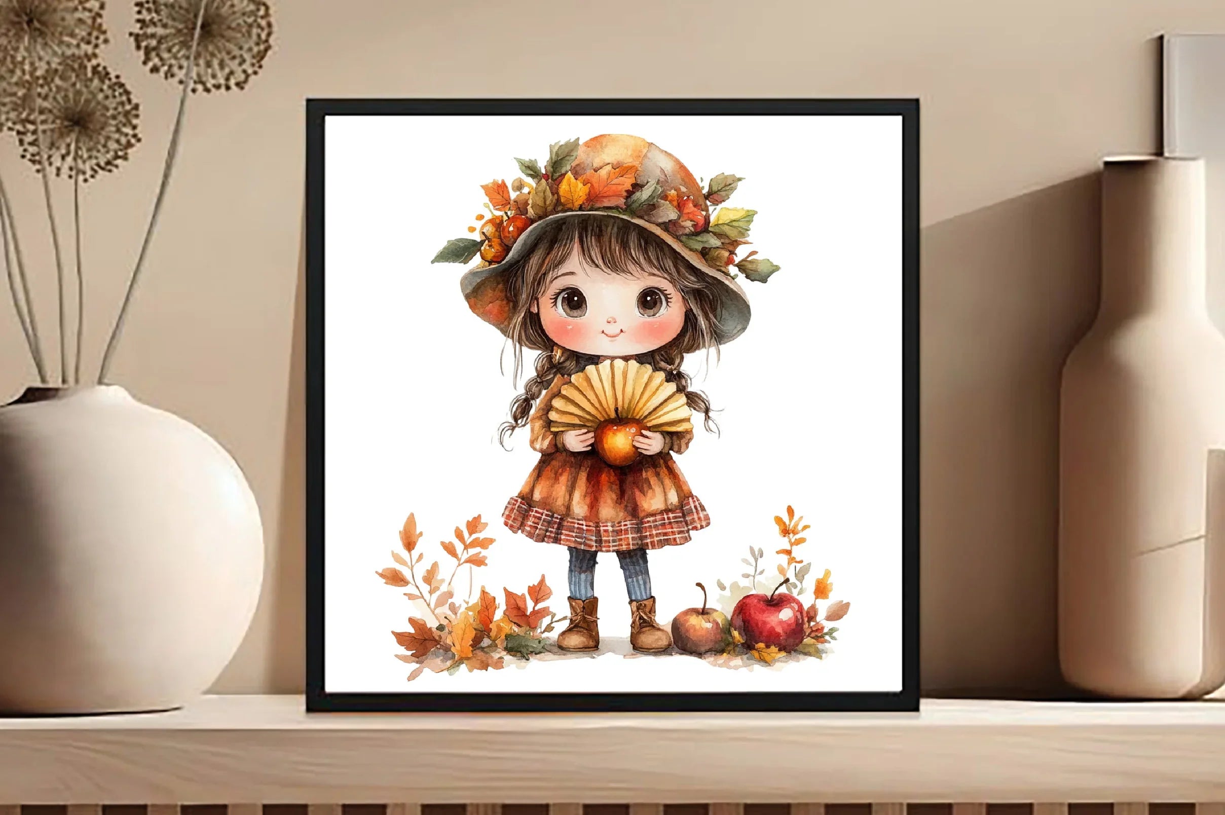 Bewitching Autumn Doll Clipart Bundle - CraftNest - Digital Crafting and Art