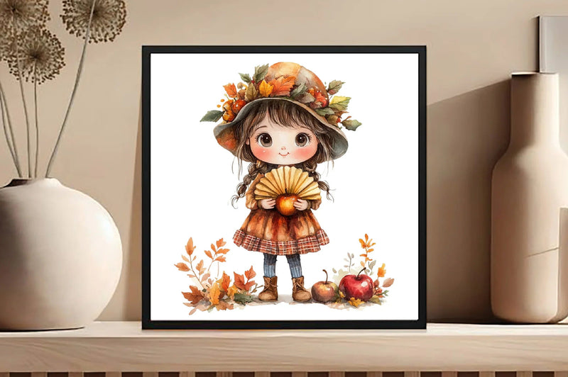 Bewitching Autumn Doll Clipart Bundle - CraftNest - Digital Crafting and Art