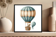 Dusty Blue Beige Baby Nursery Clipart Bundle - CraftNest - Digital Crafting and Art