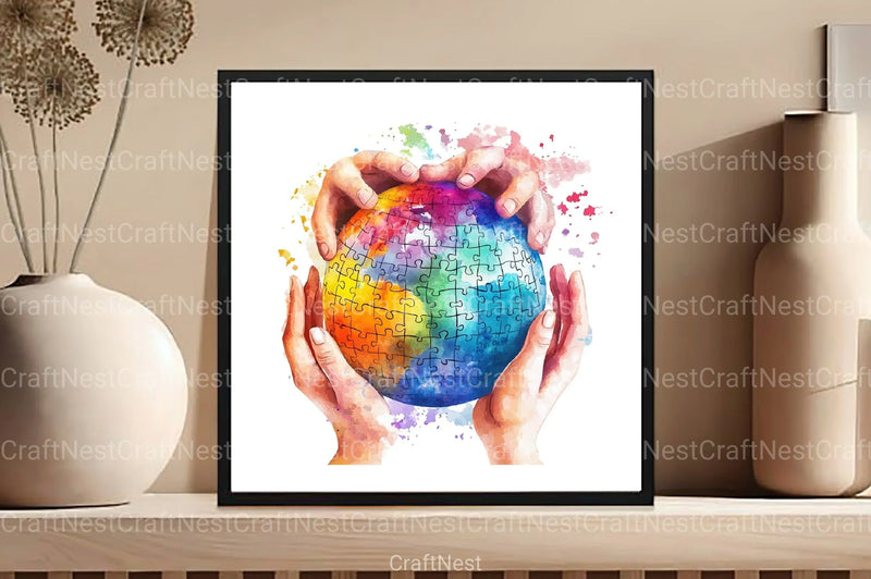 Autism Awareness Clipart Bundle 2 - CraftNest - Digital Crafting and Art