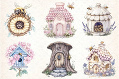 Bee Home Clipart Bundle 99 - CraftNest - Digital Crafting and Art