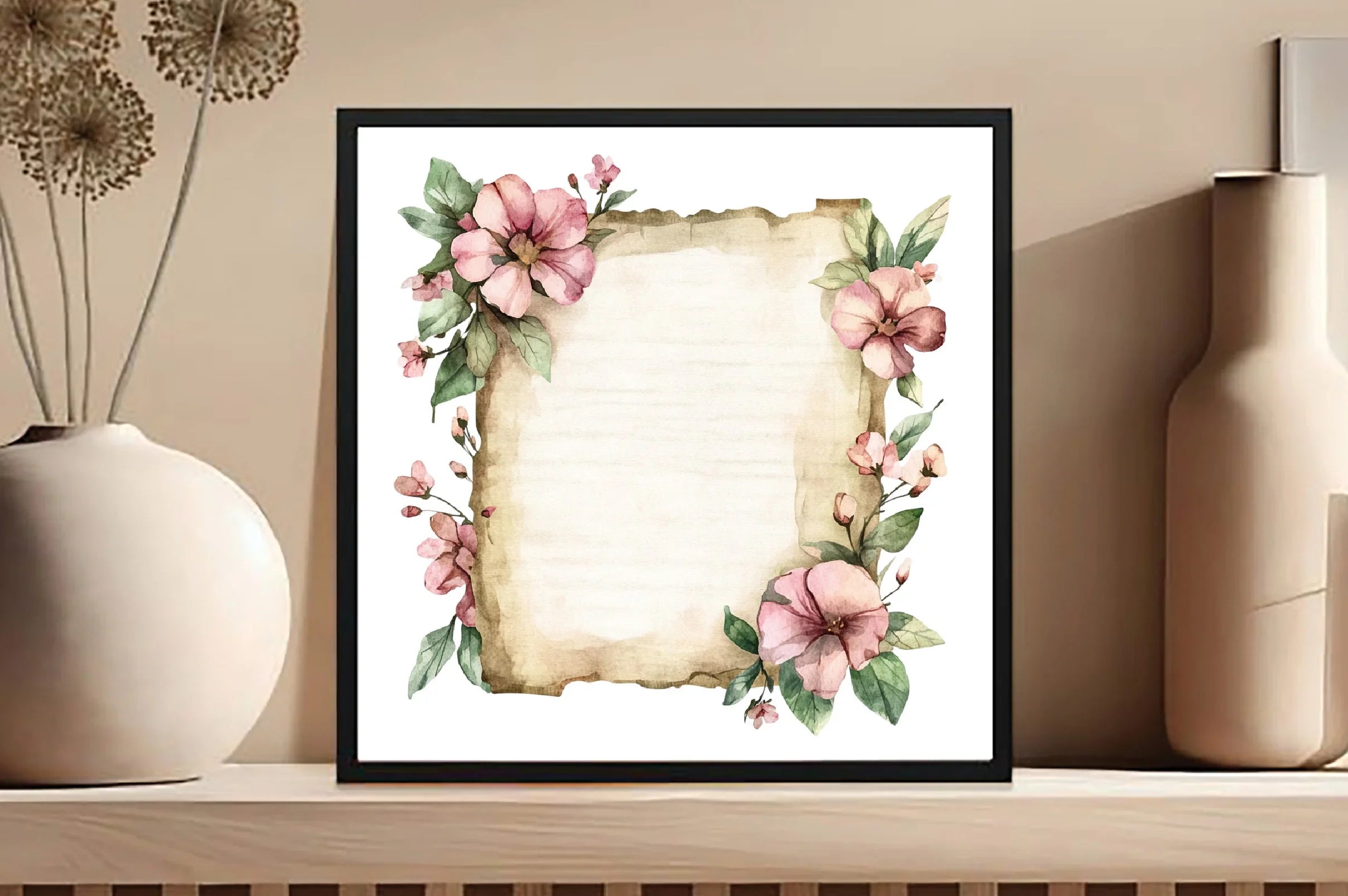 Pastel Floral Wedding Clipart Bundle Collection - CraftNest - Digital Crafting and Art