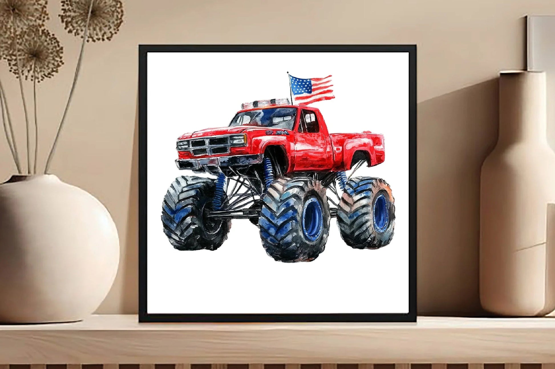 Monster Truck 4th of July Clipart Bundle - CraftNest - Digital Crafting and Art