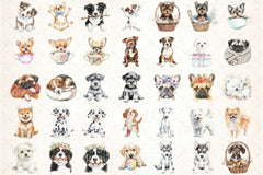 Cute Dog Clipart Bundle 82 - CraftNest - Digital Crafting and Art