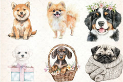 Cute Dog Clipart Bundle 82 - CraftNest - Digital Crafting and Art