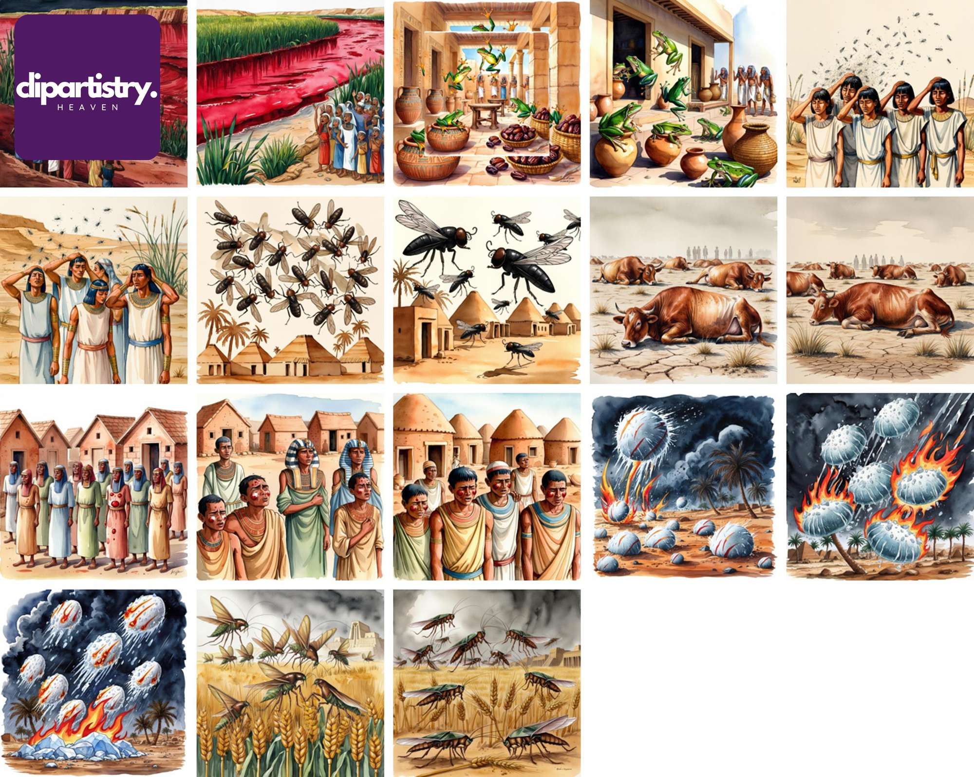 Passover Christianity Clipart - CraftNest - Digital Crafting and Art