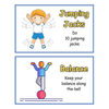 Kids Sports Training Exercise Cards