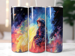 Kids Firefighter Tumbler Wrap - CraftNest