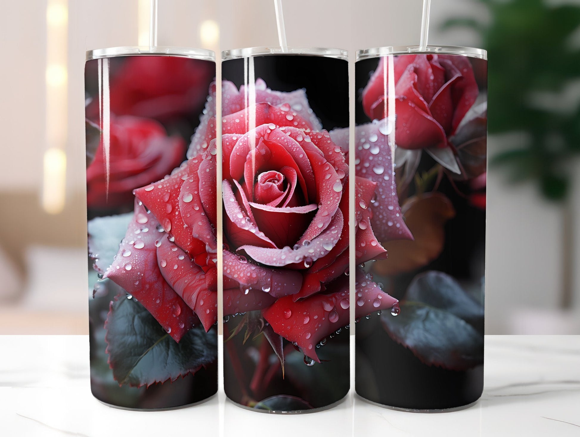 Late Roses of Autumn Tumbler Wrap - CraftNest