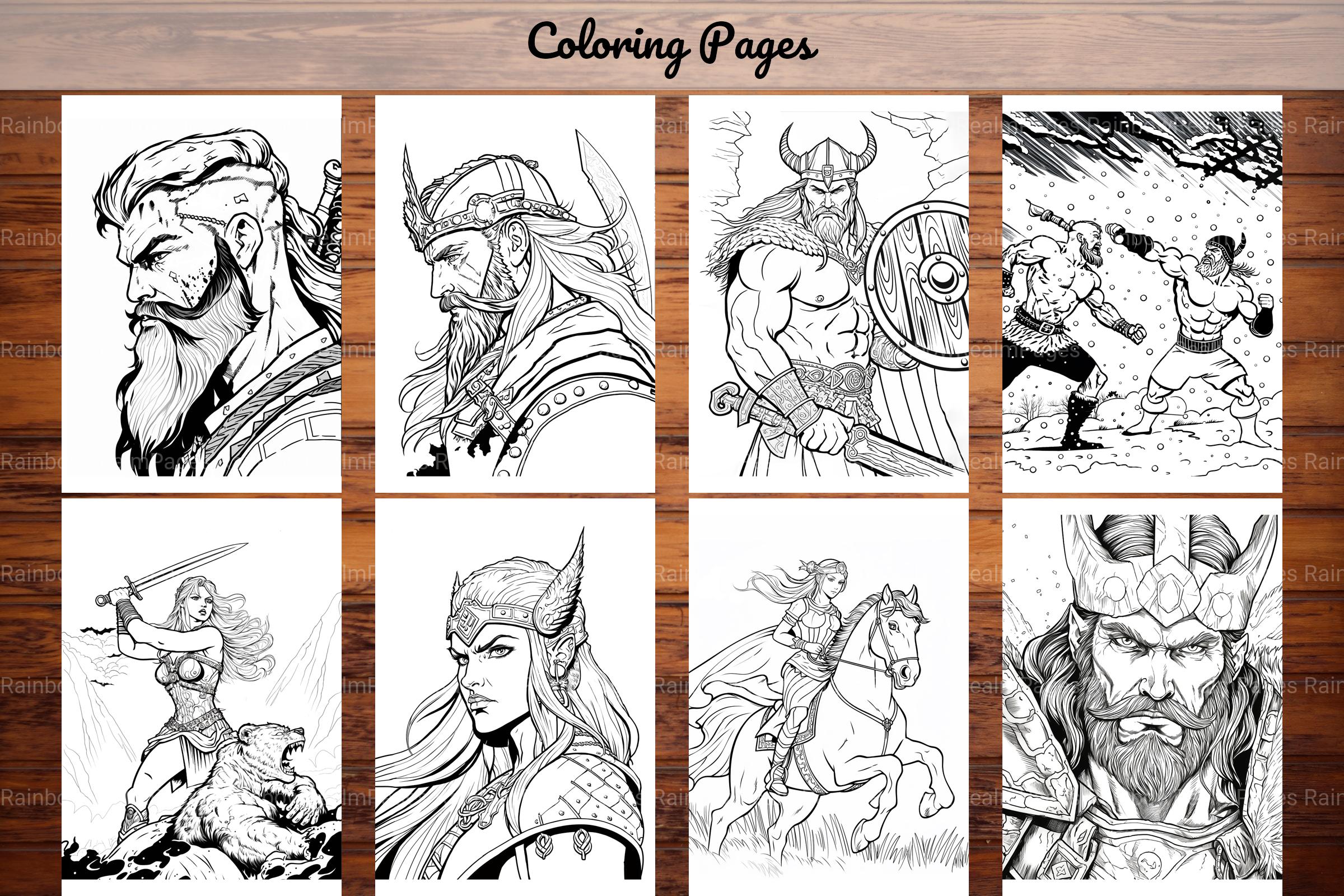 Viking Coloring Book