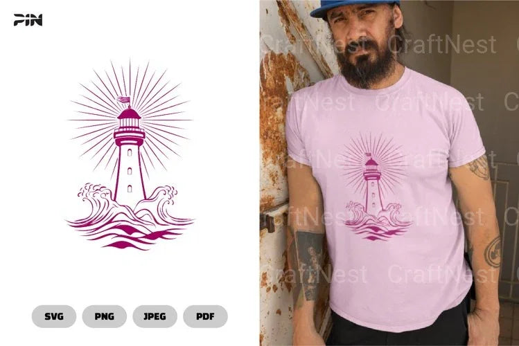 Lighthouse Doodle SVG Bundle - CraftNest - Digital Crafting and Art