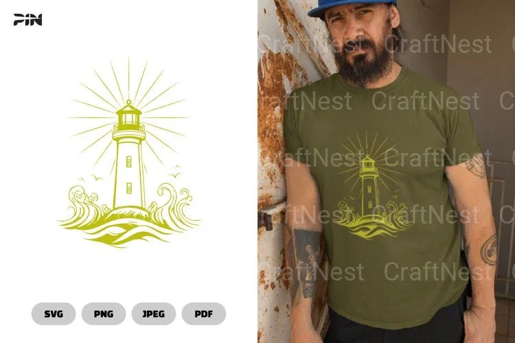 Lighthouse Doodle SVG Bundle - CraftNest - Digital Crafting and Art