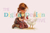 Charming Little Girl with Chicken Clipart Bundle