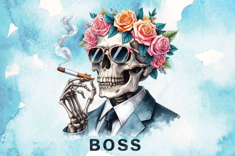 Boss Single Clipart Bundle - CraftNest - Digital Crafting and Art