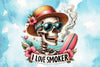 Smoker Skeleton Clipart Bundle
