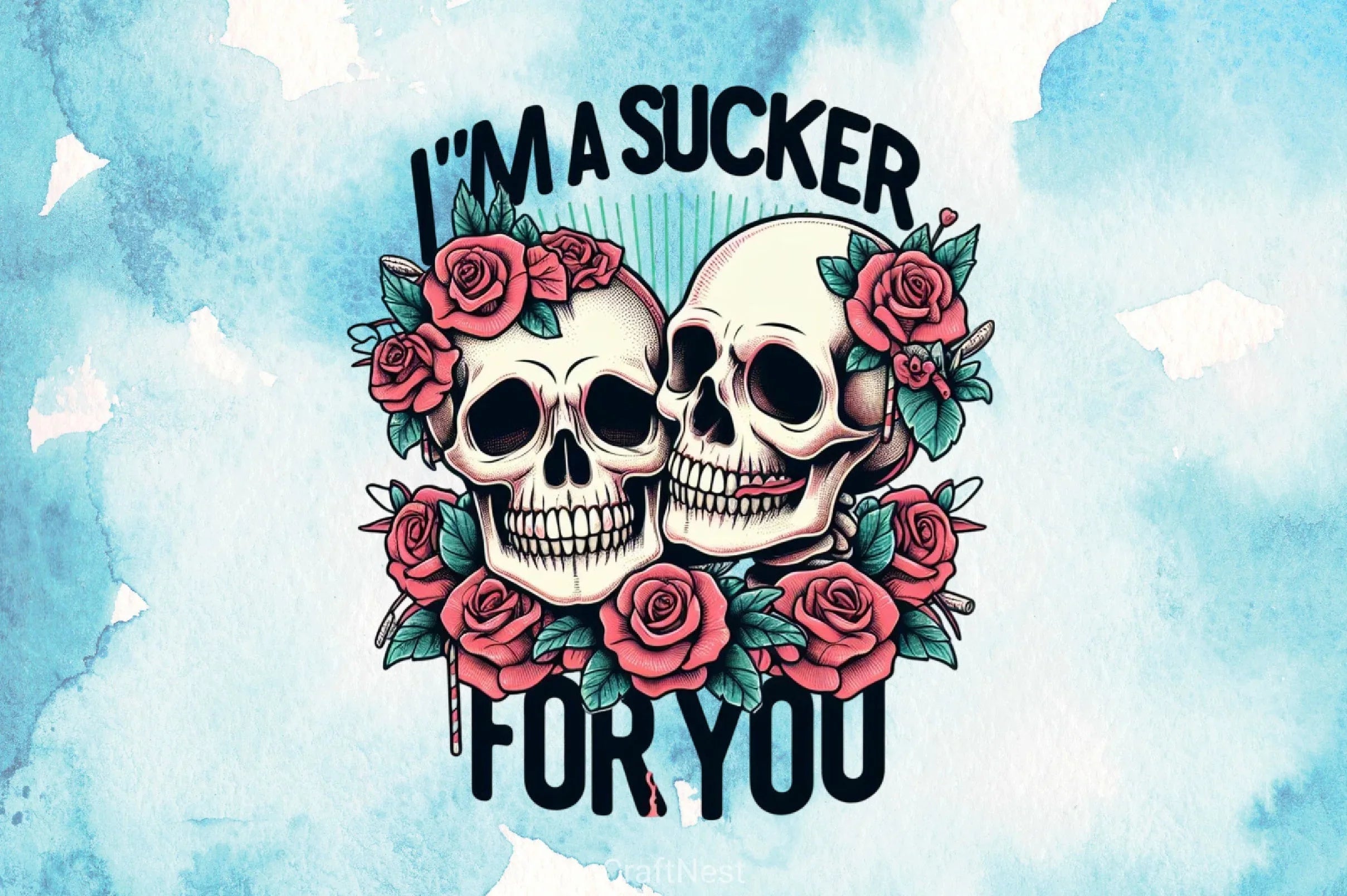 Sucker For You Skeleton Clipart Bundle - CraftNest - Digital Crafting and Art