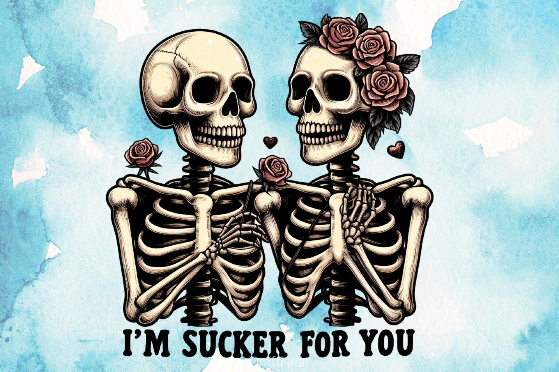Sucker For You Skeleton Clipart Bundle 2 - CraftNest - Digital Crafting and Art