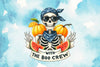 Boo Crew Skeleton Clipart Bundle