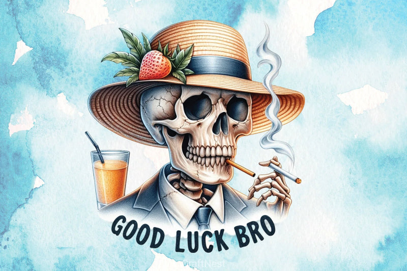 Good Luck Bro Clipart Bundle - CraftNest - Digital Crafting and Art