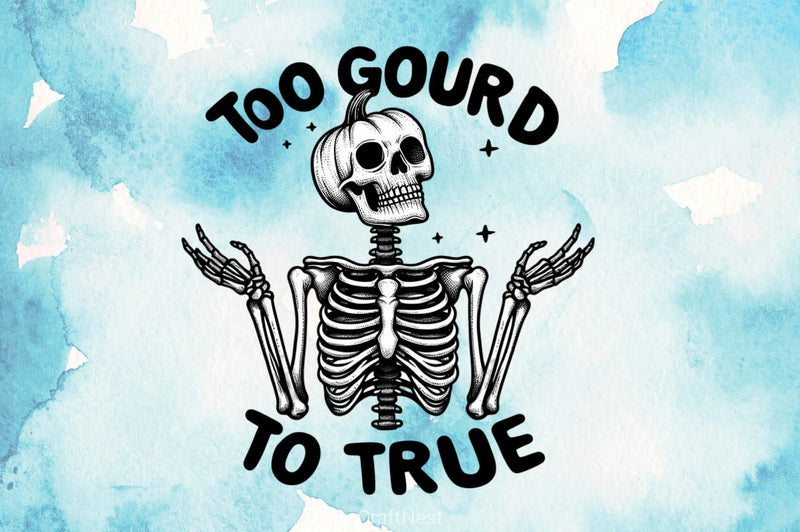 Too Gourd To Be True Skeleton Clipart Bundle - CraftNest - Digital Crafting and Art