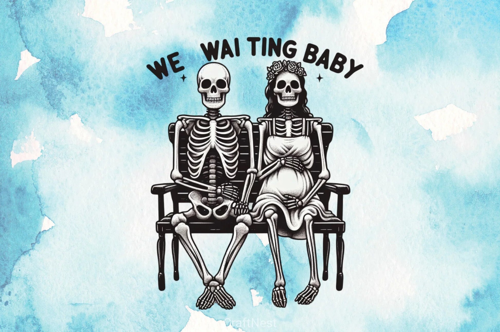 Baby Skeleton Clipart Bundle - CraftNest - Digital Crafting and Art