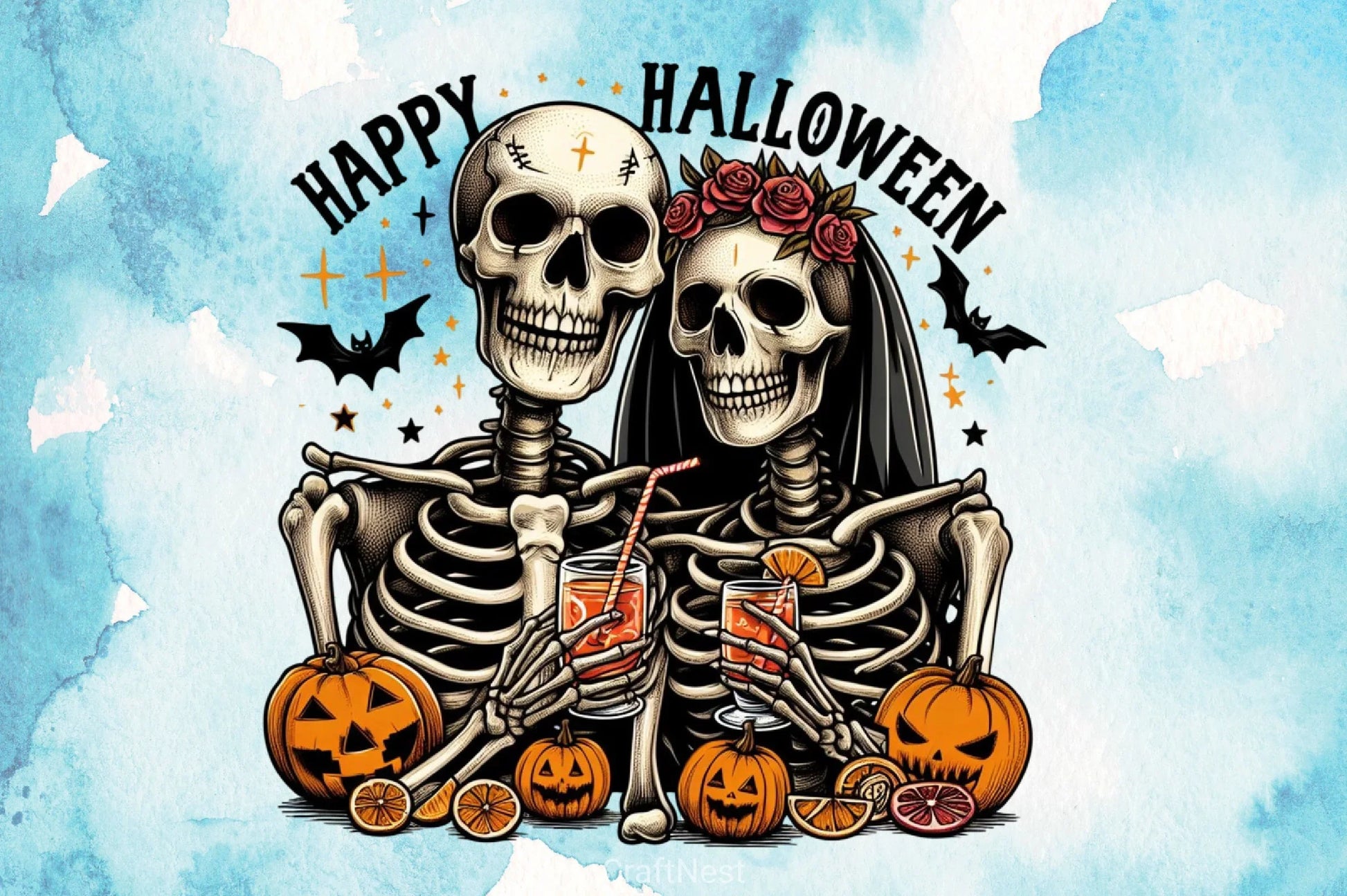 Happy Halloween Clipart Bundle - CraftNest - Digital Crafting and Art