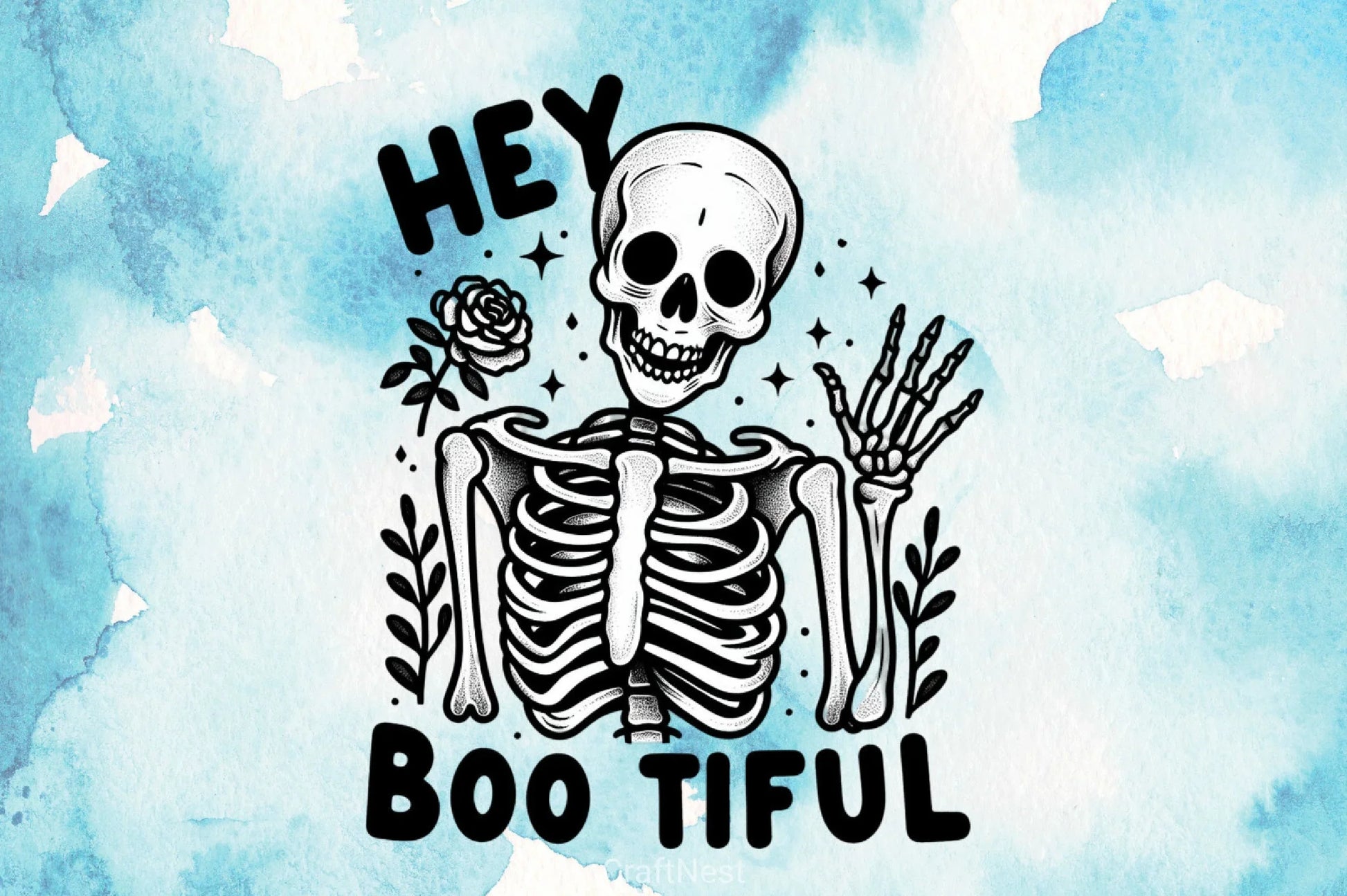 Hey Boo tiful Clipart Bundle - CraftNest - Digital Crafting and Art