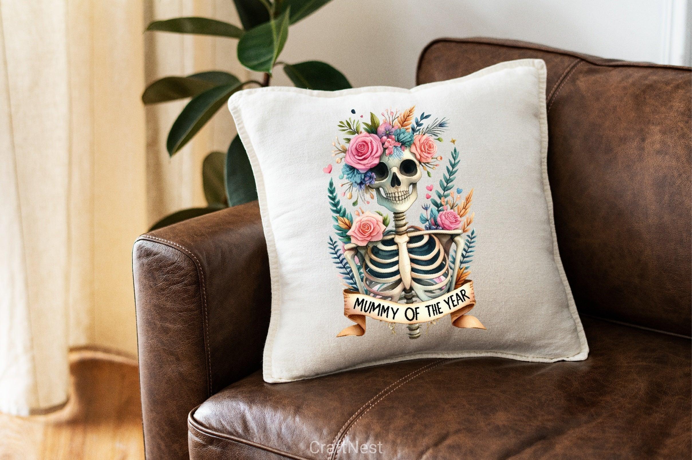 Mummy of the Year Skeleton Clipart Bundle - CraftNest - Digital Crafting and Art