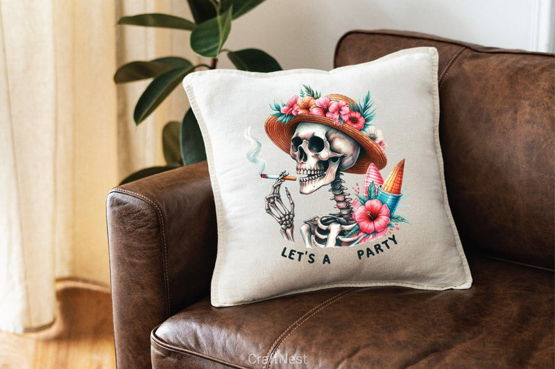 Party Skeleton Clipart Bundle - CraftNest - Digital Crafting and Art