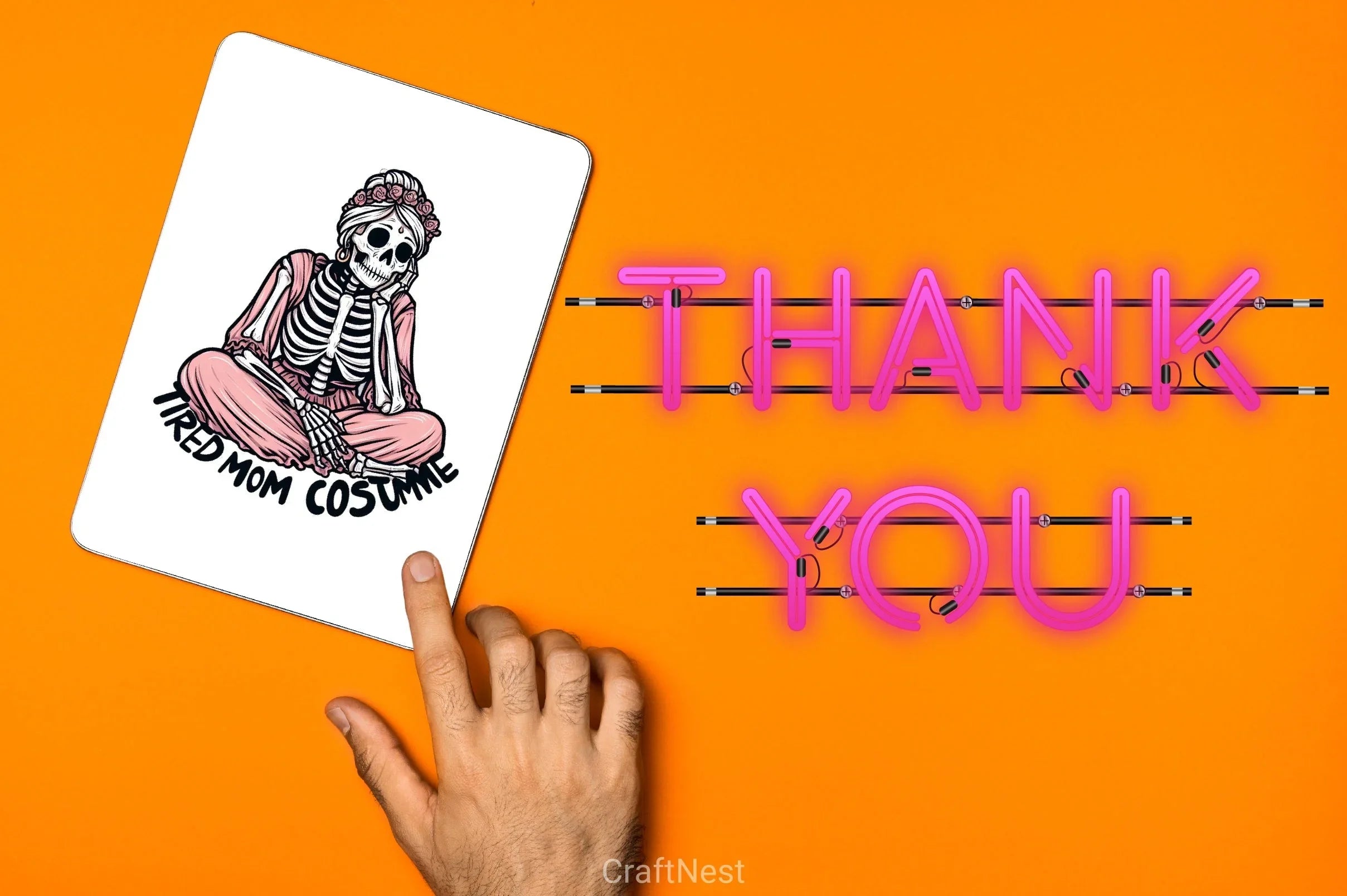 Tired Mom Skeleton Clipart Bundle - CraftNest - Digital Crafting and Art