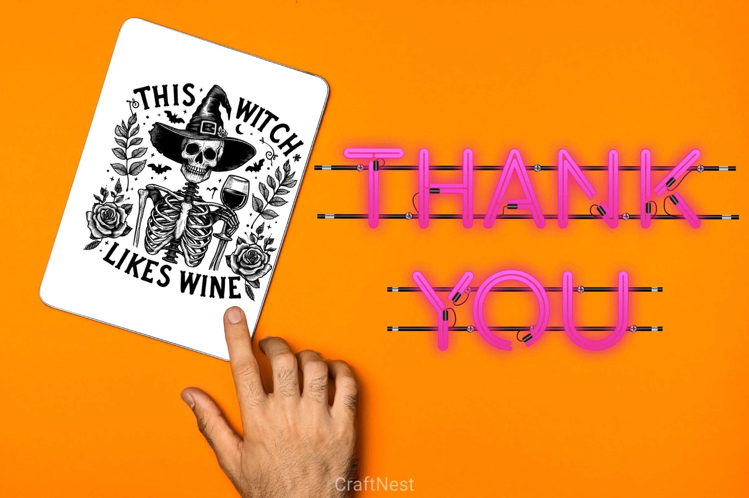 Witch & Skeleton Clipart Bundle - CraftNest - Digital Crafting and Art