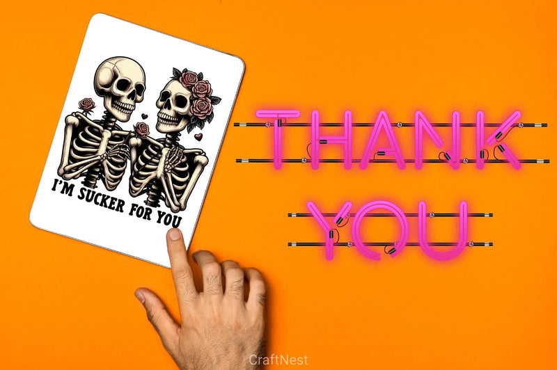 Sucker For You Skeleton Clipart Bundle 2 - CraftNest - Digital Crafting and Art