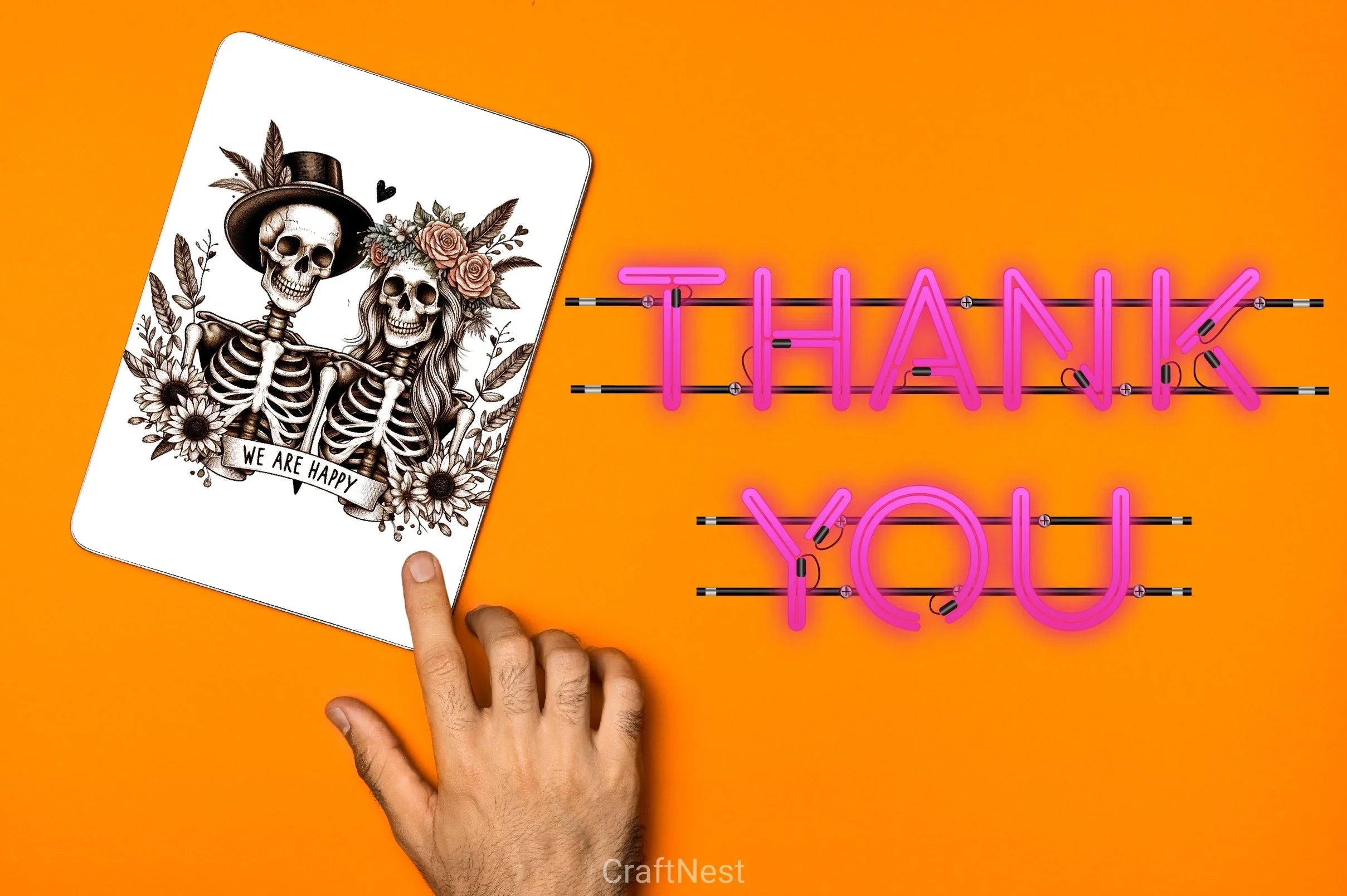 Happy Skeleton Clipart Bundle - CraftNest - Digital Crafting and Art