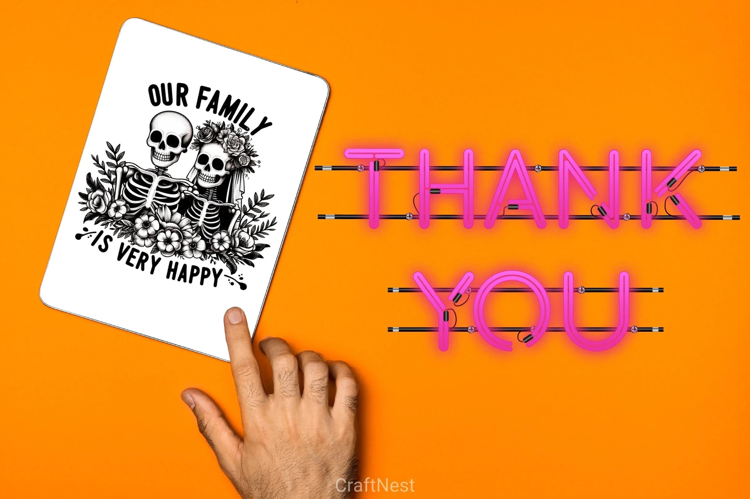 Happy Skeleton Family Clipart Bundle - CraftNest - Digital Crafting and Art