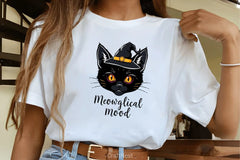 Black Cat Witch Hat Halloween Clipart Bundle - CraftNest - Digital Crafting and Art