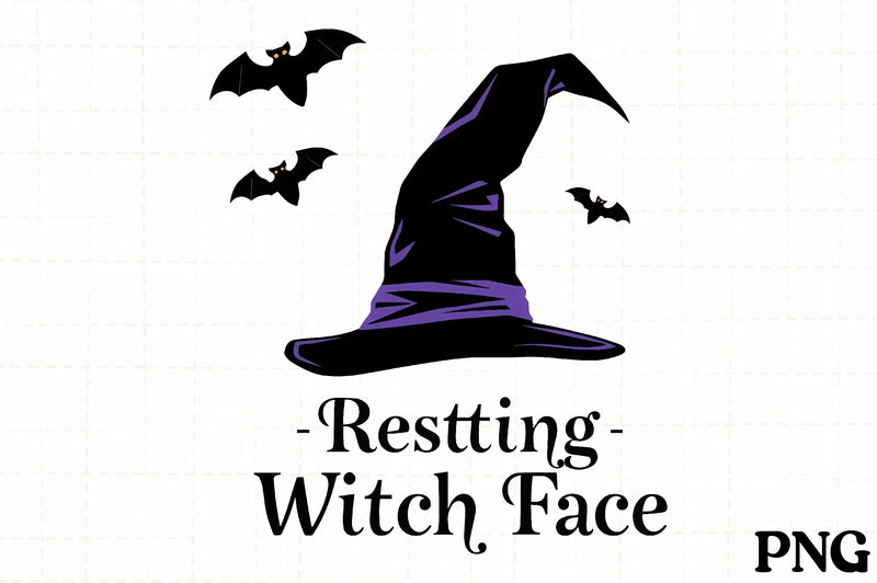 Resting Witch Face Halloween Clipart Bundle - CraftNest - Digital Crafting and Art