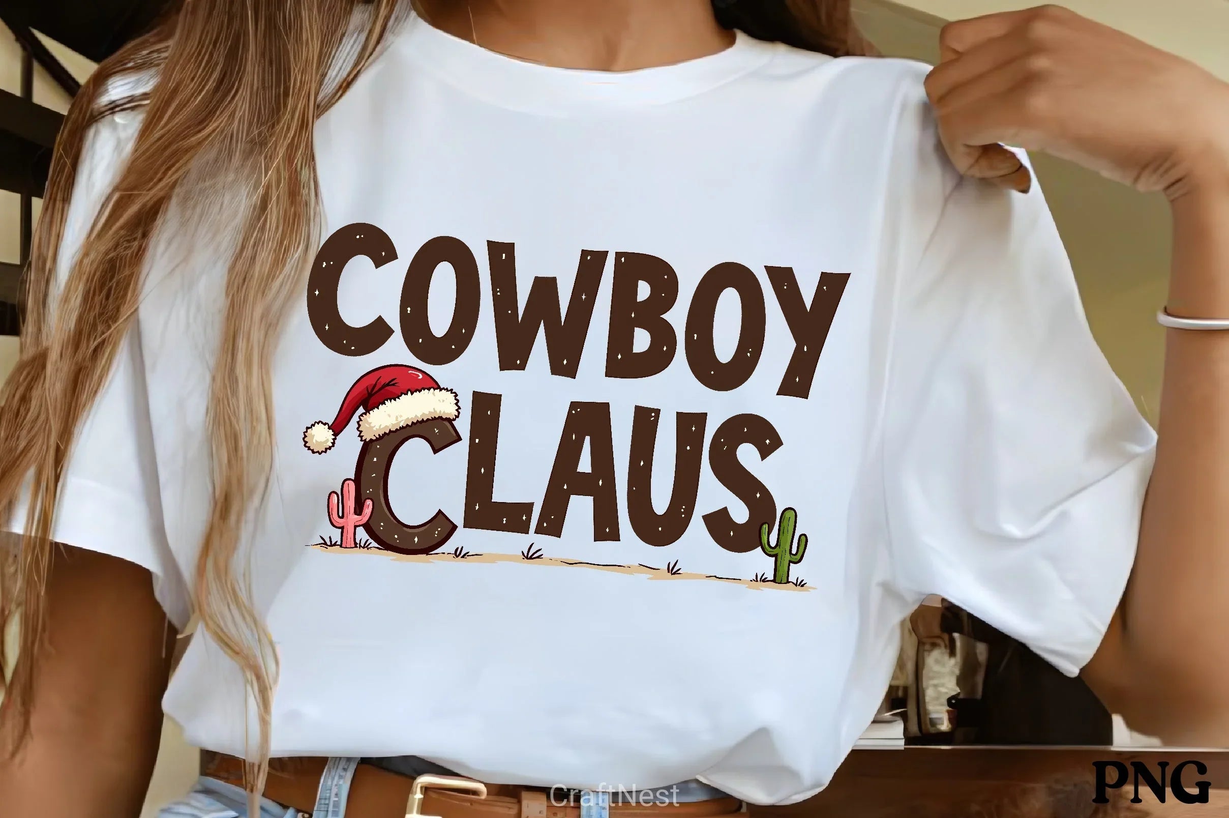 Cowboy Claus Christmas Clipart Bundle - CraftNest - Digital Crafting and Art