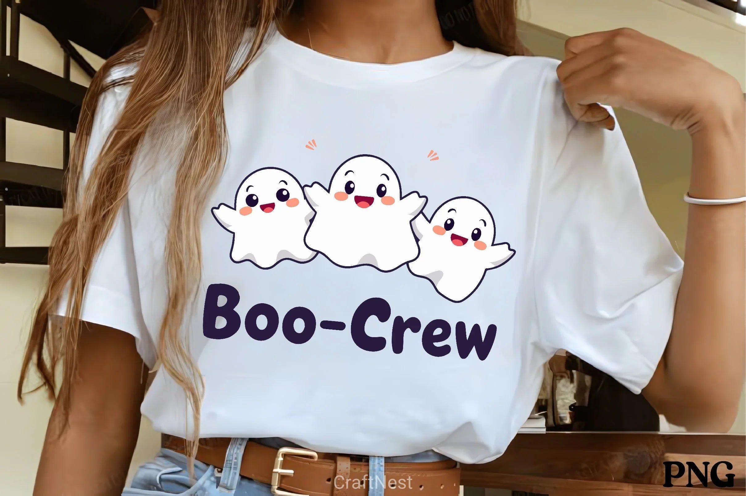 Cute Ghost Boo Crew Clipart Bundle - CraftNest - Digital Crafting and Art