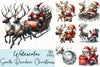 Santa & Reindeer Clipart Bundle