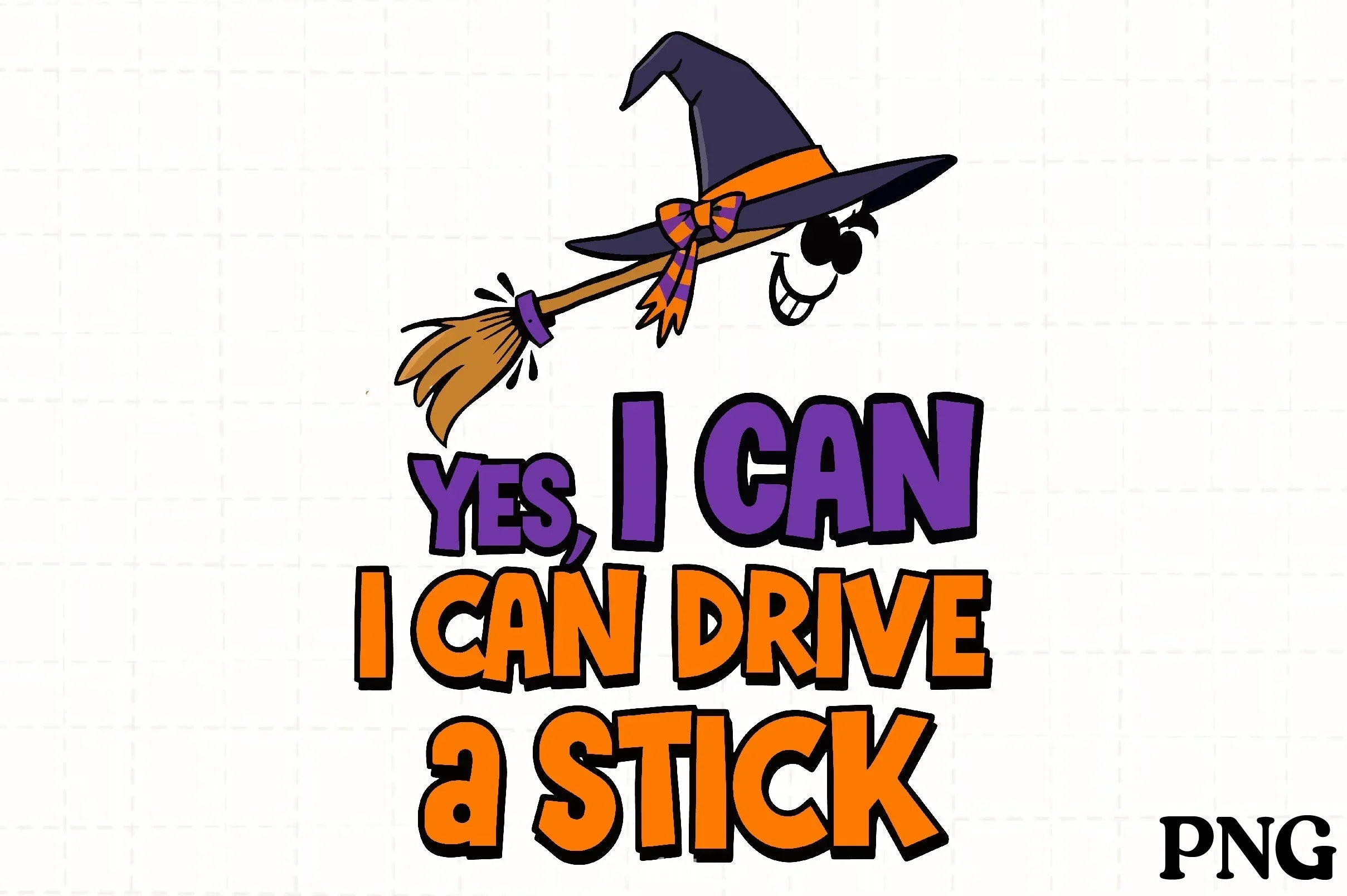 Witch Stick Shift Halloween Clipart Bundle - CraftNest - Digital Crafting and Art