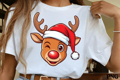 Cute Reindeer Shirt Clipart Bundle - CraftNest - Digital Crafting and Art