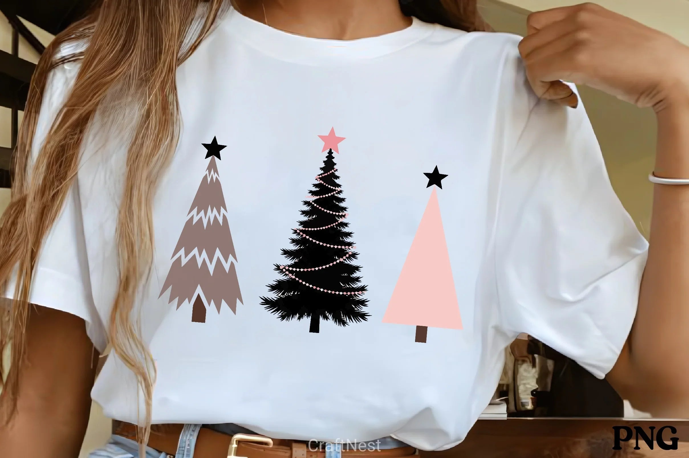 Minimalist Christmas Trees Clipart Bundle - CraftNest - Digital Crafting and Art