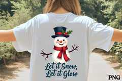 Cheerful Snowman Clipart Bundle - CraftNest - Digital Crafting and Art